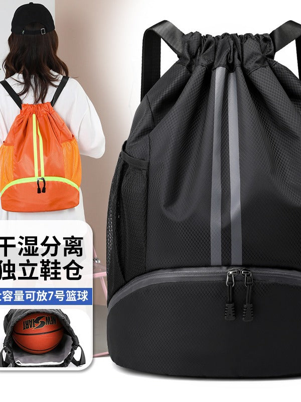 Fitness Bag women's wet and dry separation swimming storage bag yoga sports backpack outdoor equipment waterproof lightweight backpack - image 1