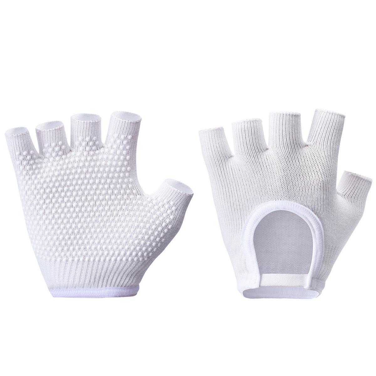 [Explosions] Women's Open Finger Back Warm Five-Finger Air Yoga Gloves Non-Slip Yoga Professional Auxiliary Supplies - image 5