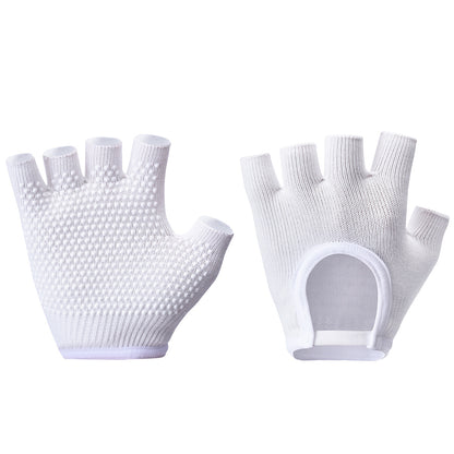 [Explosions] Women's Open Finger Back Warm Five-Finger Air Yoga Gloves Non-Slip Yoga Professional Auxiliary Supplies - image 5