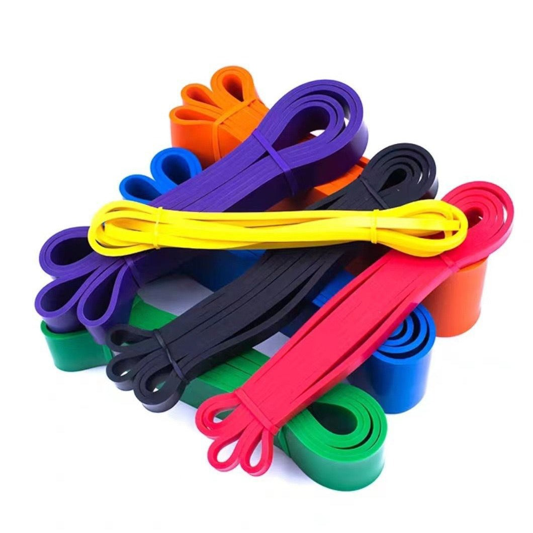 TPE fitness special 2080 thick circle resistance rope elastic band multi-functional chest shaping tension device - image 1