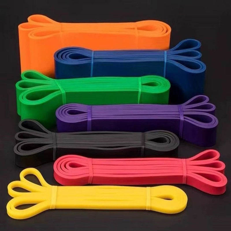 TPE fitness special 2080 thick circle resistance rope elastic band multi-functional chest shaping tension device - image 3