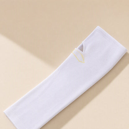 Polyester outdoor sun protection sleeves with a finger-set design - view 3
