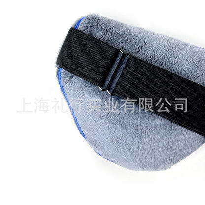 Microwave heating steam eye mask lavender flax seed hot compress meditation sleep plush removable washable yoga eye pillow - image 4