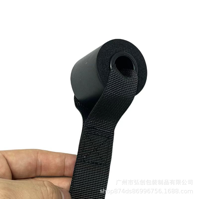 Fitness equipment accessories handle door buckle foot ring buckle combination pull rope elastic belt set accessories safety sports - image 4