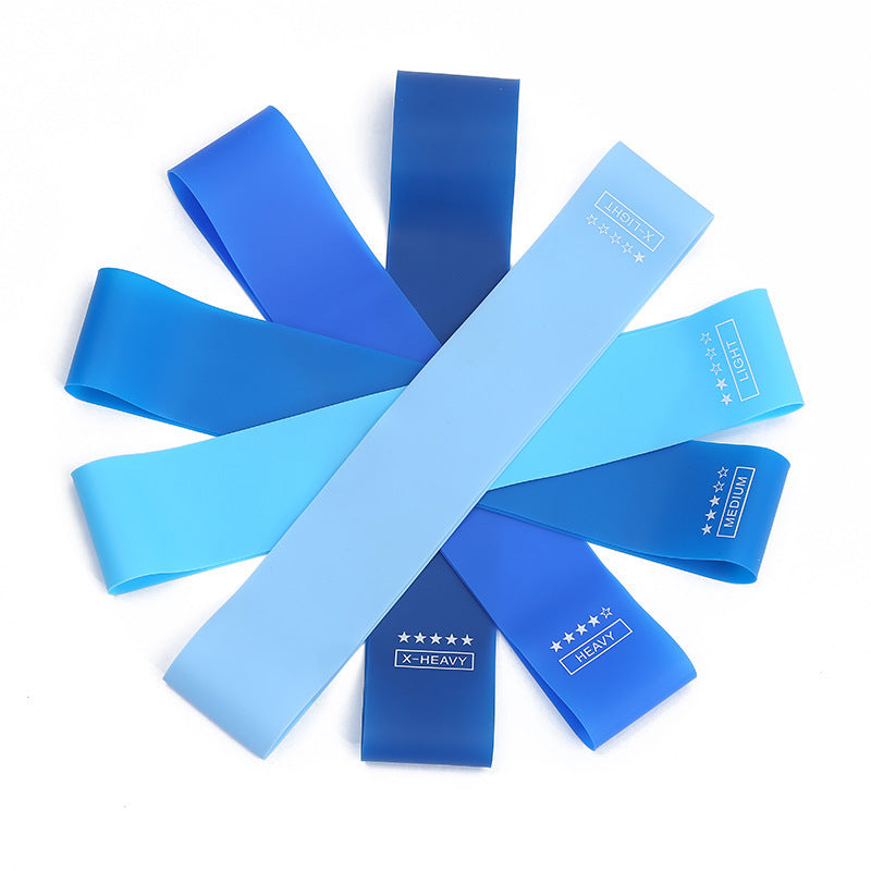 Gradient Blue Resistance Bands