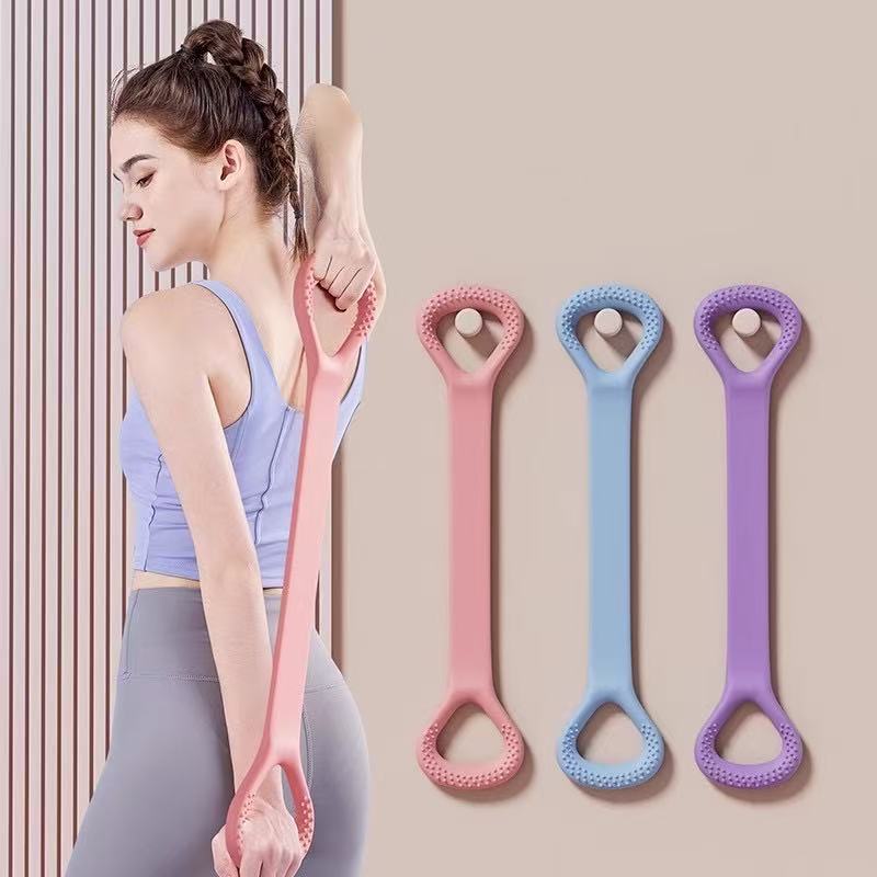 8-Figure Tensioner, Yoga Elastic Band, Shoulder-Opening Tension Rope, Beautiful Back Artifact, 8-Figure Tension Belt, Fitness Equipment - image 1