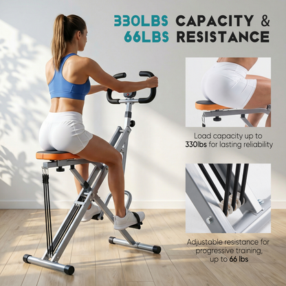 Compact Squat & Row Training Machine