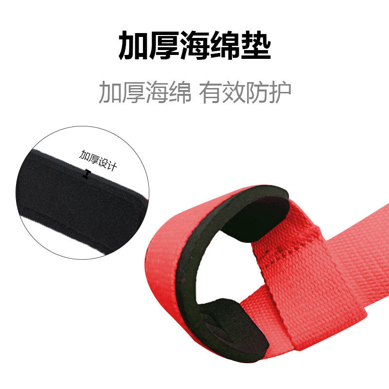 Horizontal Bar Loop Booster Belt Fitness Booster Belt Pull-up Hard Pull Anti-slip 8-word Protective Cover Auxiliary Equipment - image 2