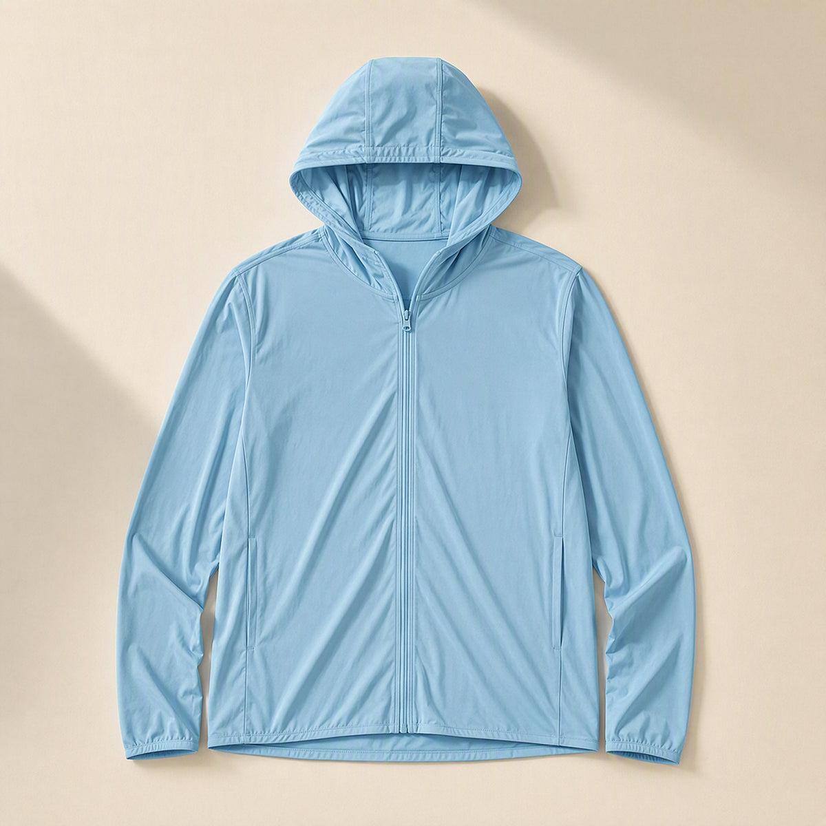 Men's hooded polyester sun protection clothing with UPF50+ factor - view 3