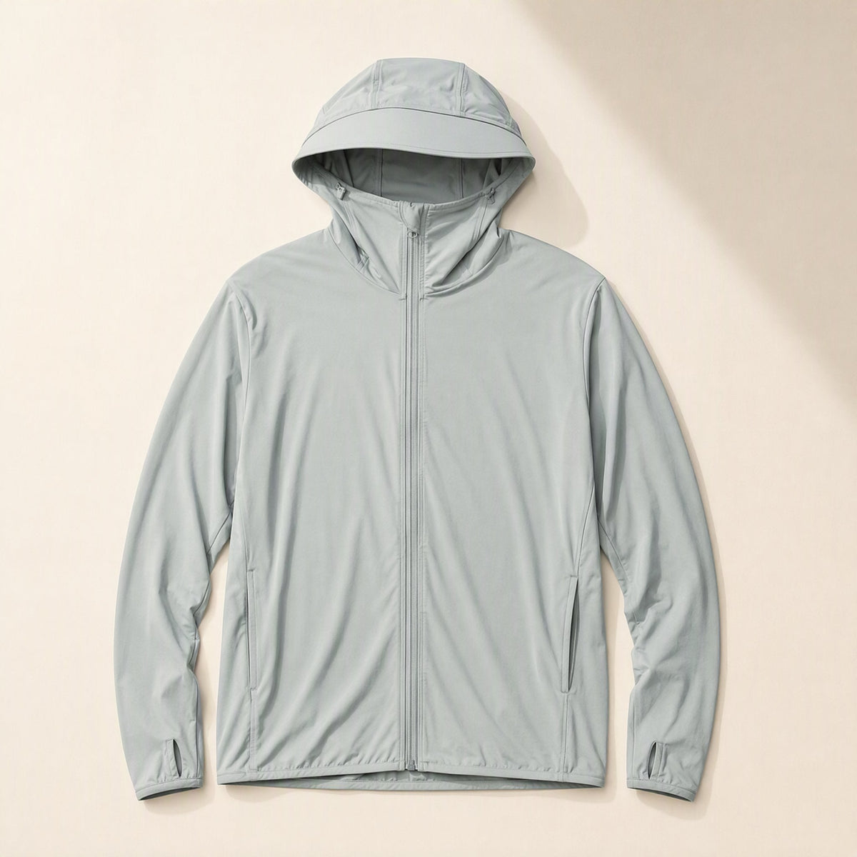 Men's hooded polyester sun protection clothing with UPF50+ factor - view 5