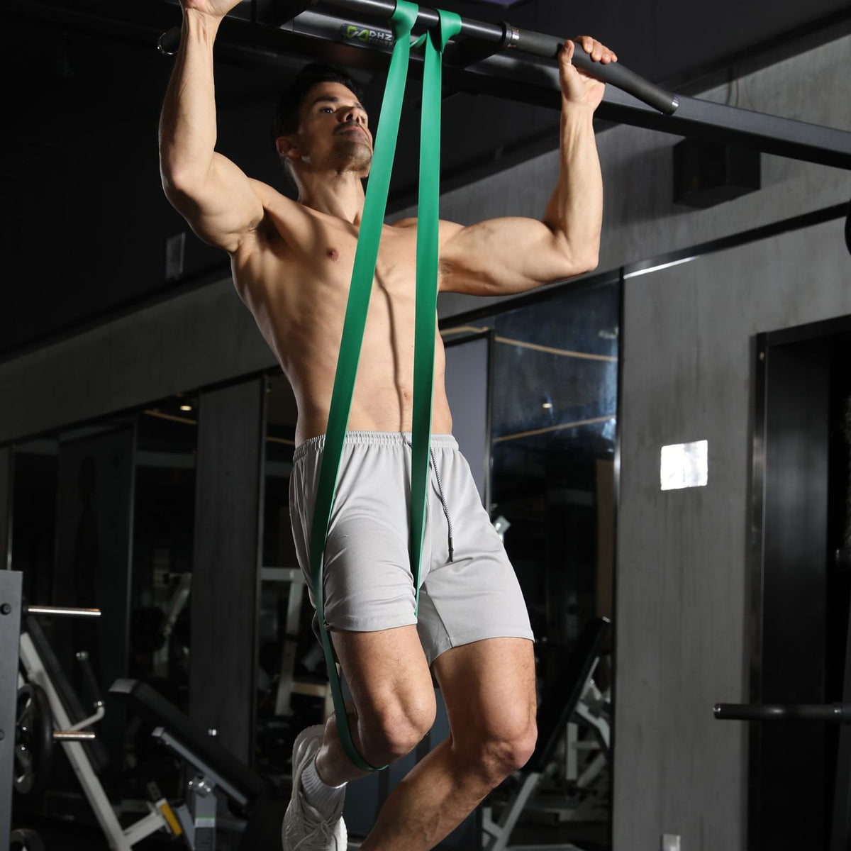 Fitness elastic belt pull-up resistance belt strength training elastic rope men's and women's yoga stretch auxiliary tension belt - image 3