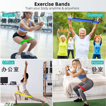 Wholesale Resistance Bands, Yoga Belts, Fitness Training Hip Resistance Bands, Leg Squats, Dance Elastic Rings - image 4