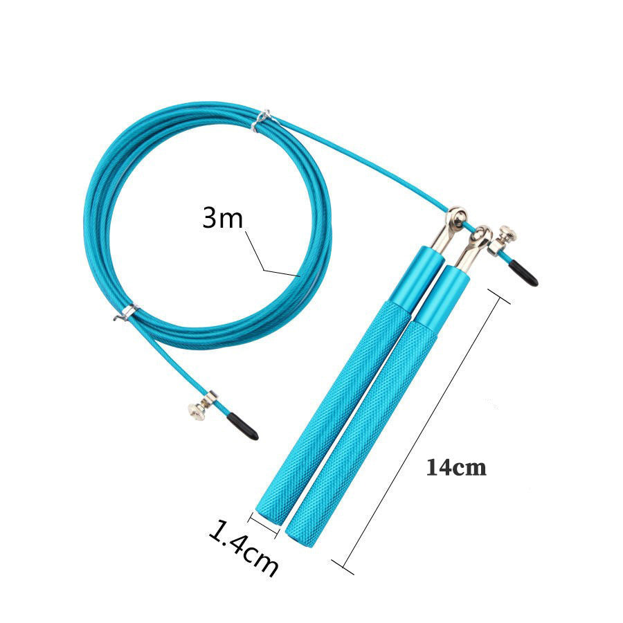 Professional Racing Aluminum Alloy Metal Wire Rope Skipping Fitness Sports Sporting Goods Metal Rope Skipping Middle School Students Training - image 4
