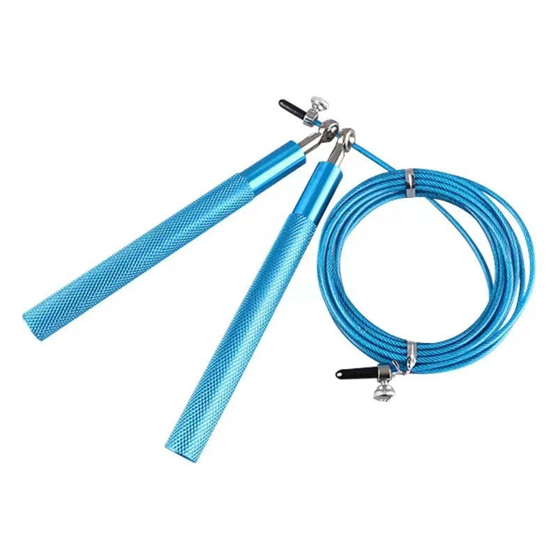 Professional Racing Aluminum Alloy Metal Wire Rope Skipping Fitness Sports Sporting Goods Metal Rope Skipping Middle School Students Training - image 5