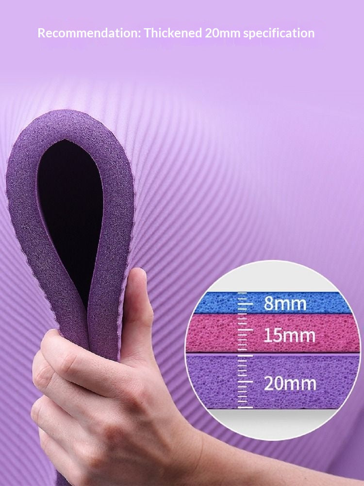Yoga Mat For Beginners Non-Slip Shock-Absorbing