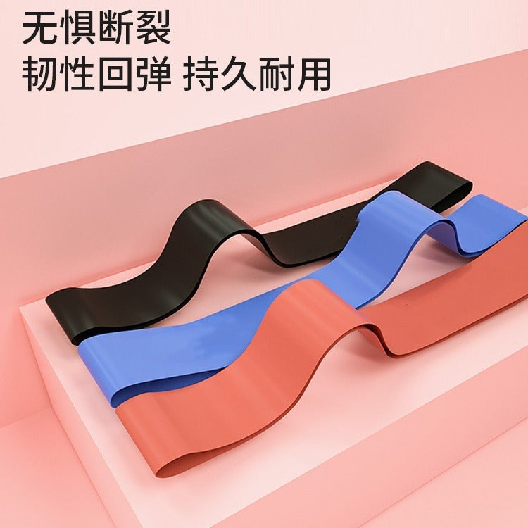 Jineng Yoga Resistance Band Tpe Elastic Band Loop Fitness Strength Training Resistance Band for Shaping and Home Workout for Glutes - image 4