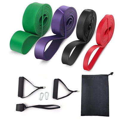 Resistance Band Fitness Men's Strength Training Rope Elastic Band Thick Circle Home Pull-Up Tensioner Yoga Tension Band - image 4