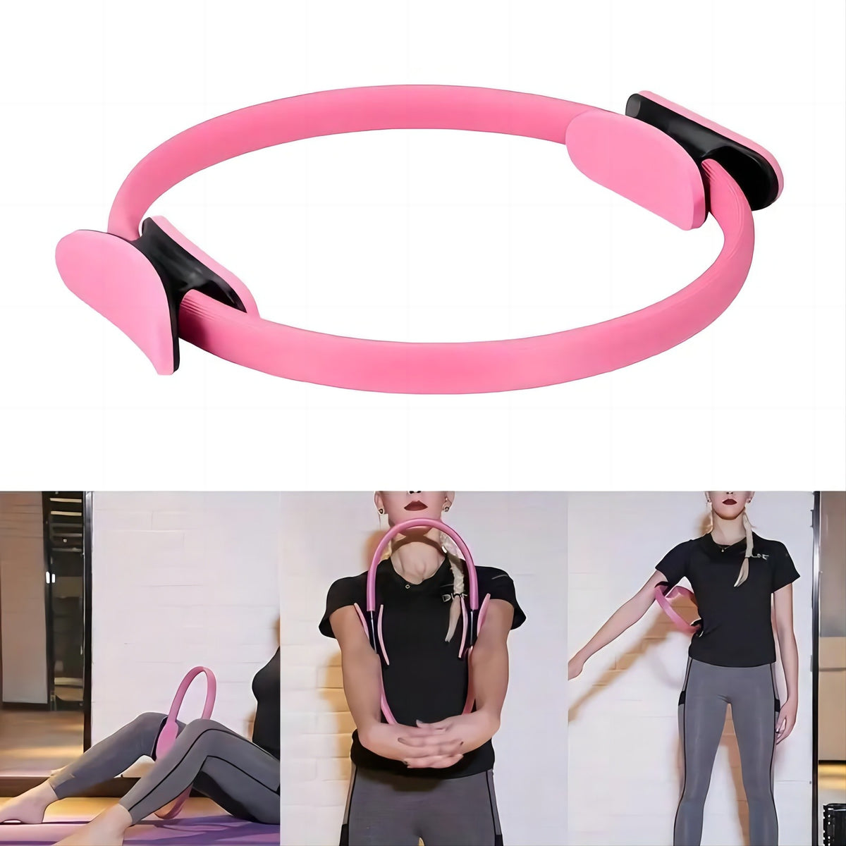 Cross-border Pilates Ring Yoga Resistance Ring Magic Ring Yoga Ring Fitness Equipment Sports Yoga Ring Manufacturers Wholesale - image 1