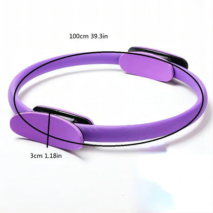 Cross-border Pilates Ring Yoga Resistance Ring Magic Ring Yoga Ring Fitness Equipment Sports Yoga Ring Manufacturers Wholesale - image 2