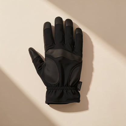 Winter polyester cycling finger gloves with touch-screen functionality - view 2