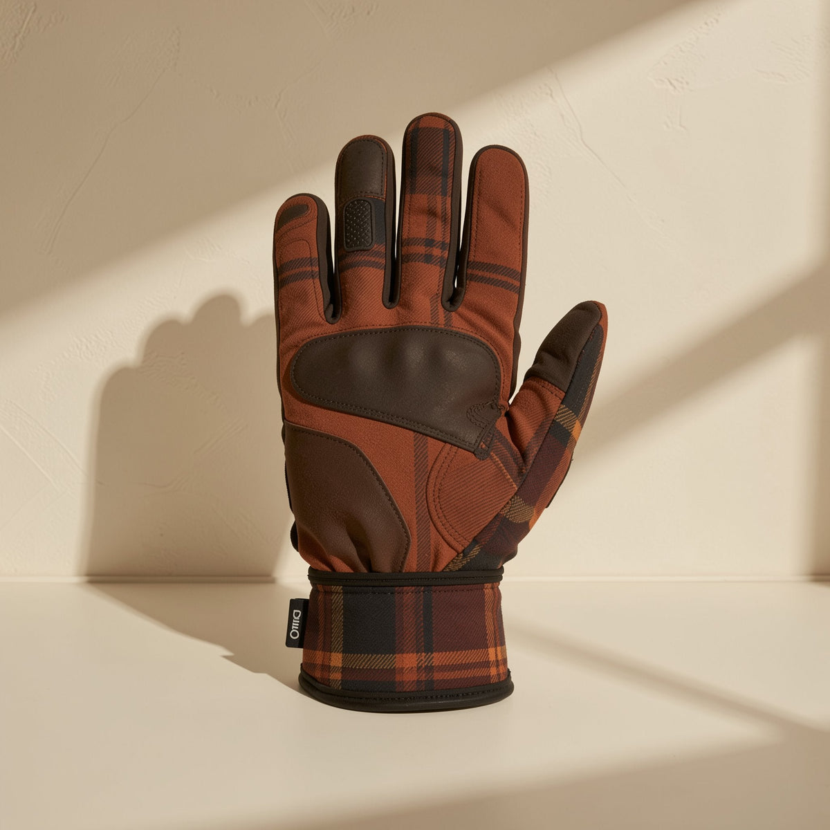 Winter polyester cycling finger gloves with touch-screen functionality - view 3