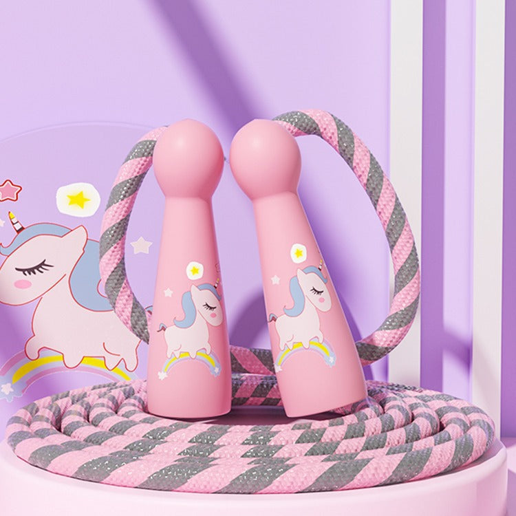 Cross-Border Supply of Skipping Ropes for Kindergarten Students, Children's Sports Ropes, Wear-Resistant Fitness Training Equipment for Home Daily Use, Indoor Use - image 4