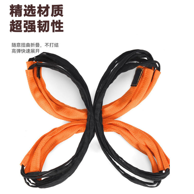 Multifunctional Butterfly Agility Ladder Jumping Lattice Jumping Lattice Children's Basketball Physical Fitness Football Step Training Rope Ladder Equipment - image 3
