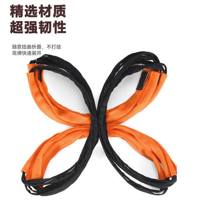 Multifunctional Butterfly Agility Ladder Jumping Lattice Jumping Lattice Children's Basketball Physical Fitness Football Step Training Rope Ladder Equipment - image 3