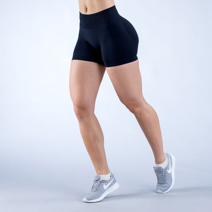 DFYNE flat for cross-border explosions three waist pleated hip low waist fitness seamless pants yoga shorts - image 3