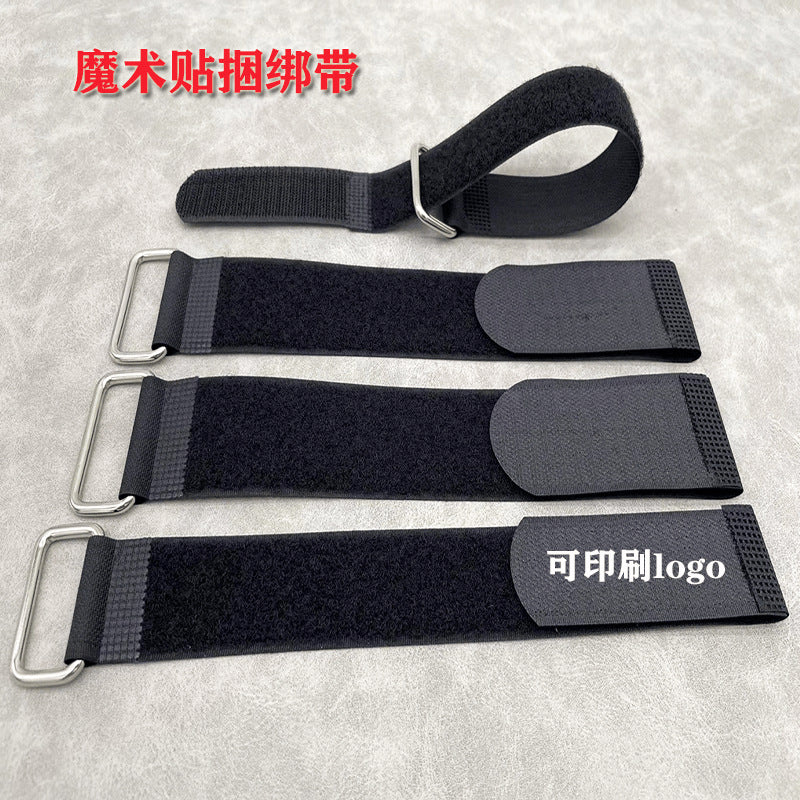 Factory direct reverse buckle hook and loop tie storage yoga model goods drone buckle buckle strap - image 2