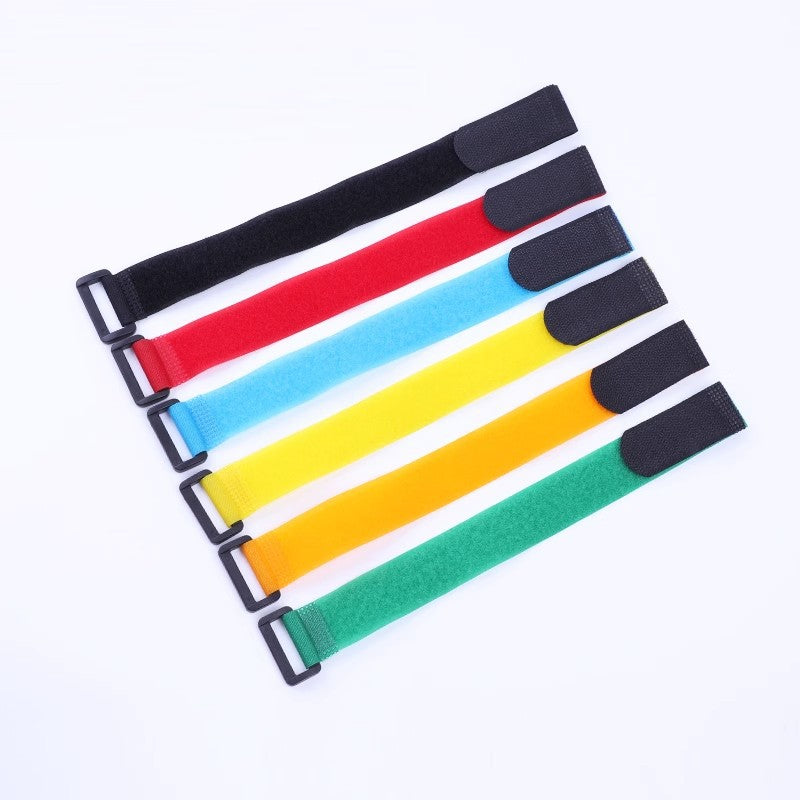 Factory direct reverse buckle hook and loop tie storage yoga model goods drone buckle buckle strap - image 3