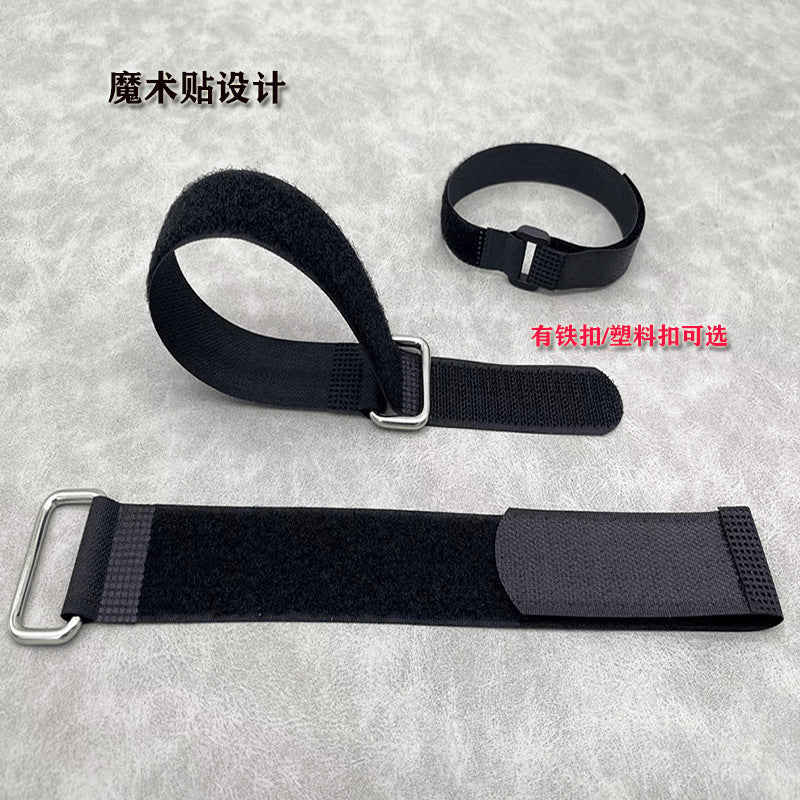 Factory direct reverse buckle hook and loop tie storage yoga model goods drone buckle buckle strap - image 4