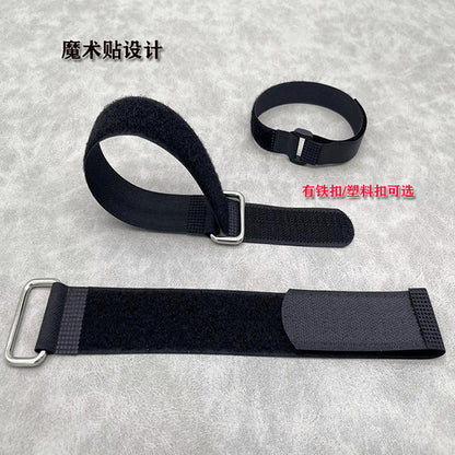 Factory direct reverse buckle hook and loop tie storage yoga model goods drone buckle buckle strap - image 4