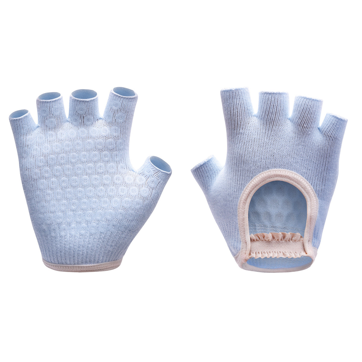 [New] Women's Half Finger Backless Non-slip Grinding Fitness Dumbbell Bottle Fishing Riding Pilates Yoga Gloves - image 5