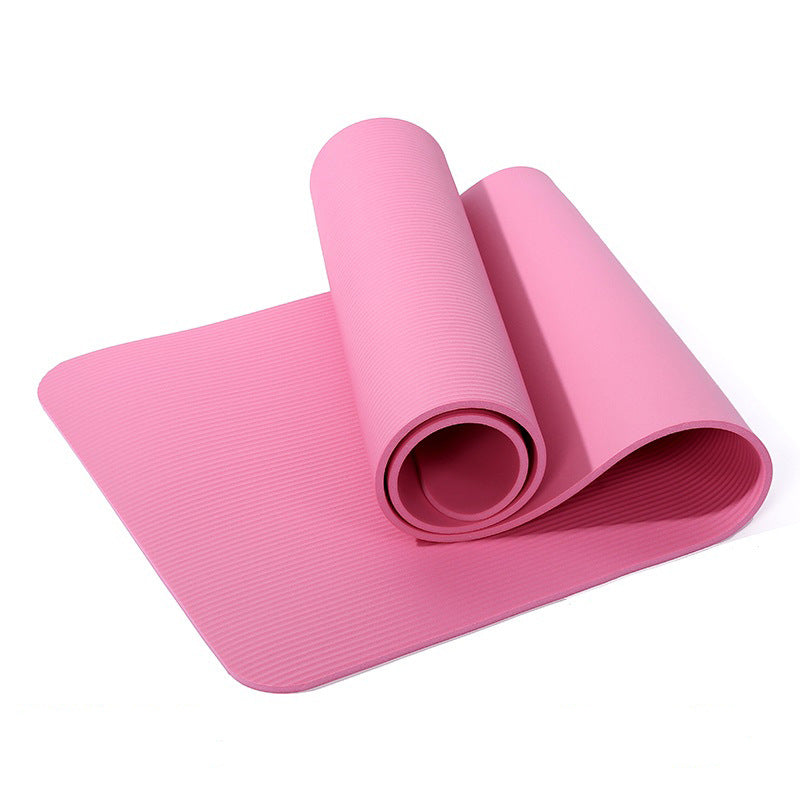 A generation of micro-blemish yoga mat double-sided non-slip widened thickened yoga mat logo laser fitness mat - image 2