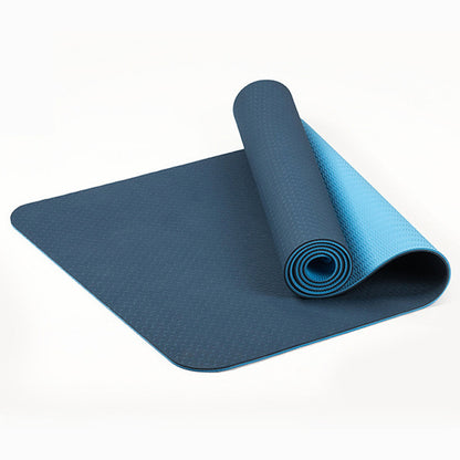 A generation of micro-blemish yoga mat double-sided non-slip widened thickened yoga mat logo laser fitness mat - image 5