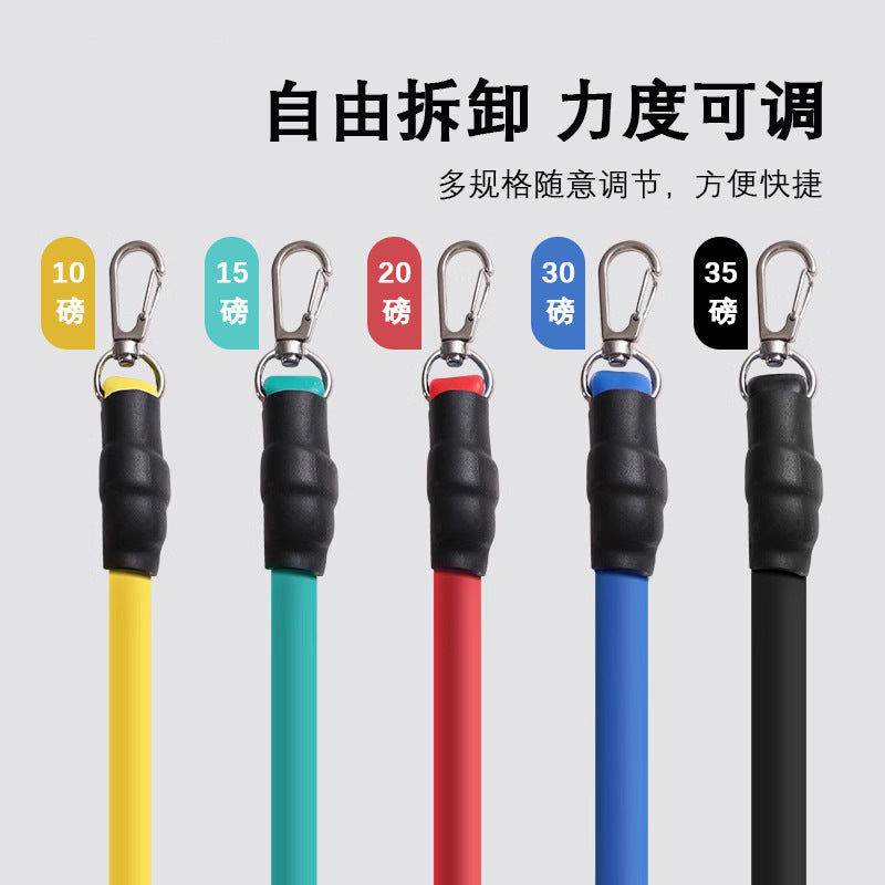 Sports Resistance Band Multifunctional Fitness Resistance Band Strength Fitness Resistance Device Back Training Stretch Band Elastic Rope - image 4