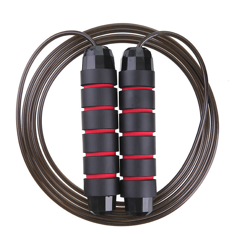 Steel Wire Skipping Rope Fitness Weight-Bearing Training Skipping Rope Primary and Secondary School Students High School Entrance Examination Skipping Rope Raci - image 1