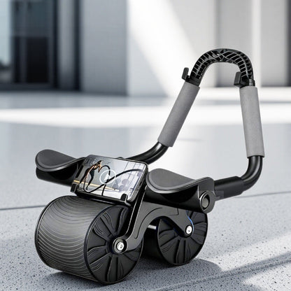 Abdominal Wheel Automatic Rebound Abdominal Tinker Abdominal Exercise Abdominal Muscle Training Artifact for Men's and Women's Household Elbow Support Roller Fitness Equipment - image 3