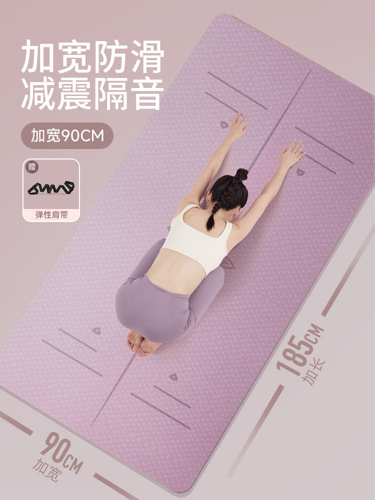 Cross-border TPE Yoga Mat Children's Special Shock Absorbing Mute Non-slip Mat Home Thickened Sports Dance Fitness - image 2