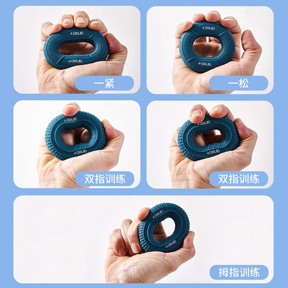 Silicone Grip Strengthener for Men and Women, Grip Ball, Wrist Strength, Arm Muscle Training, Five-Finger Strength Rehabilitation, Grip Circle, Professional Yog - image 3