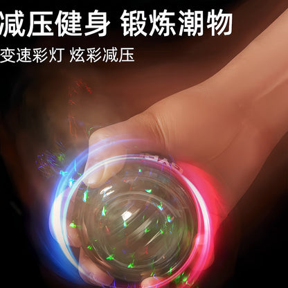 Wrist ball five-step color change men's wrist exerciser grip wrist force spiral ball fitness gyro grip ball - image 4