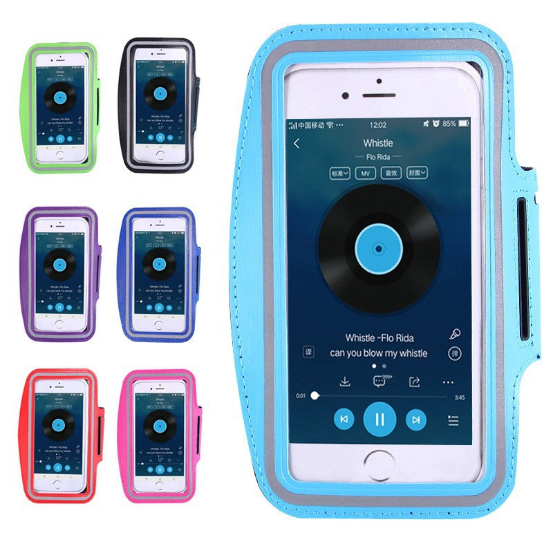 Outdoor Sports Mobile Phone Arm Bag Men's and Women's Fitness Wrist Running Mobile Phone Case Waterproof Multifunctional Convenient Touch Screen Arm Belt - image 5