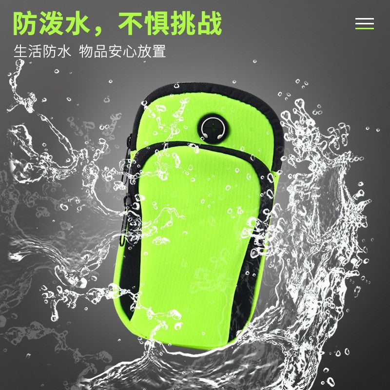 Cross-border Men's and Women's Outdoor Marathon Mobile Phone Arm Bag Portable Sports Bag Waterproof Running Gym Bag Mobile Phone Storage Bag - image 3