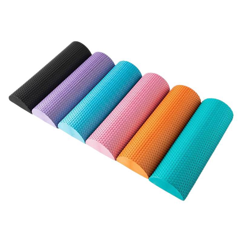Semi-circular foam shaft balance yoga column EVA solid fitness Pilates column 30CM new wholesale - image 5