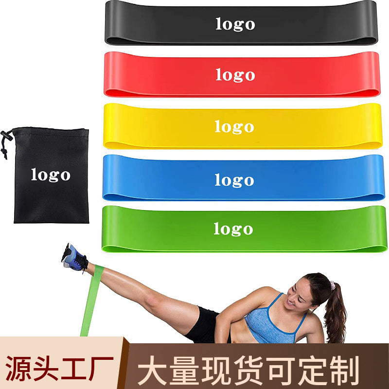 Elastic Band Yoga Latex Resistance Band Home Sports Training High Elasticity Resistance Band Peach Butt Elastic Circle Fitness - image 1
