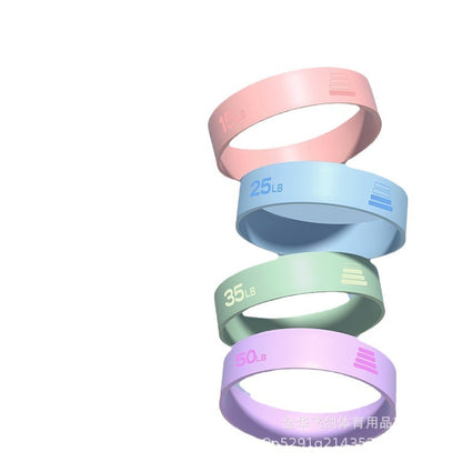 Elastic Band Silicone Fitness Resistance Band Hip Training Resistance Band Yoga Stretching Elastic Ring for Men and Women Sports at Home - image 5
