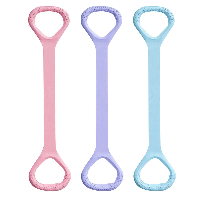Home Tension Belt Open Shoulder Beautiful Back Shoulder Neck Stretch 8-character Tensile Yoga Fitness Improvement Hunchback Tension Rope Women - image 5