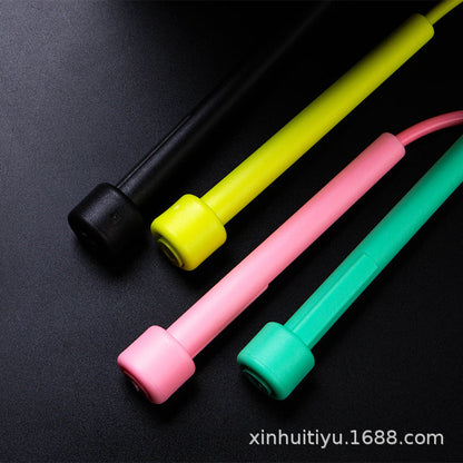 Racing Non-slip Rope Skipping Fitness Sports Professional PVC Rope High School Entrance Examination Special Children's Pen Pole Rope Skipping Primary School Student Examination - image 2