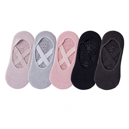 Women's Socks Boat Socks Short Yoga Socks Silicone Non-slip Dancing Sports Indoor Pilates Floor Fitness Socks - image 5